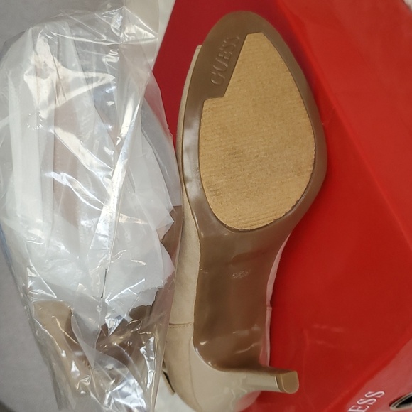 Guess Dakayla Open Toes Suede Heels Size 6.5 - Picture 3 of 8